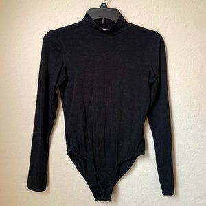 Black Mock Neck Body Suit